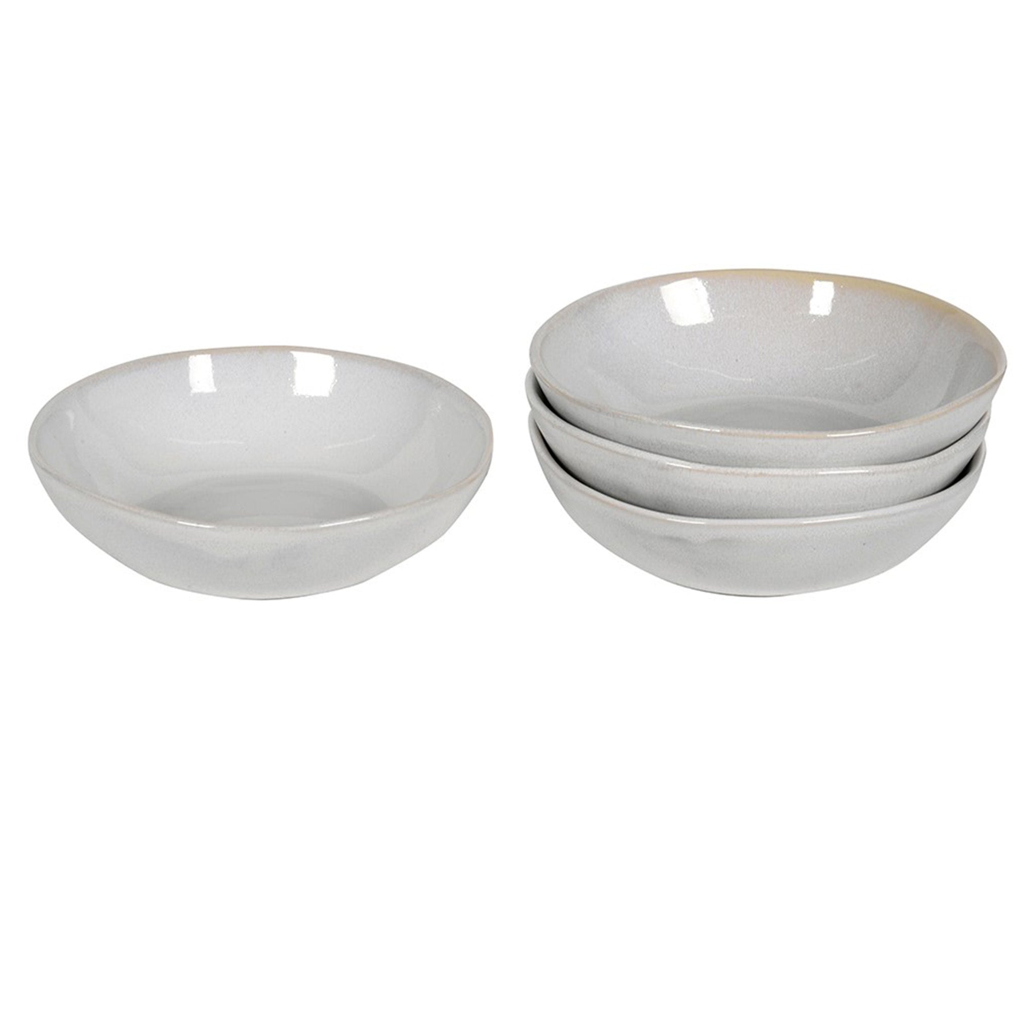 Stoneware Cream Bowls - Set of 4
